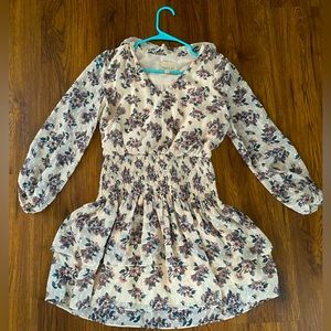 Cottagecore mini floral dress